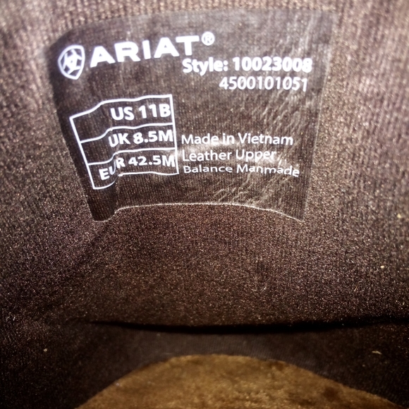 Ariat Cruiser Women 11 Brown Bomber Leather Loafers 10023008 - Picture 8 of 8